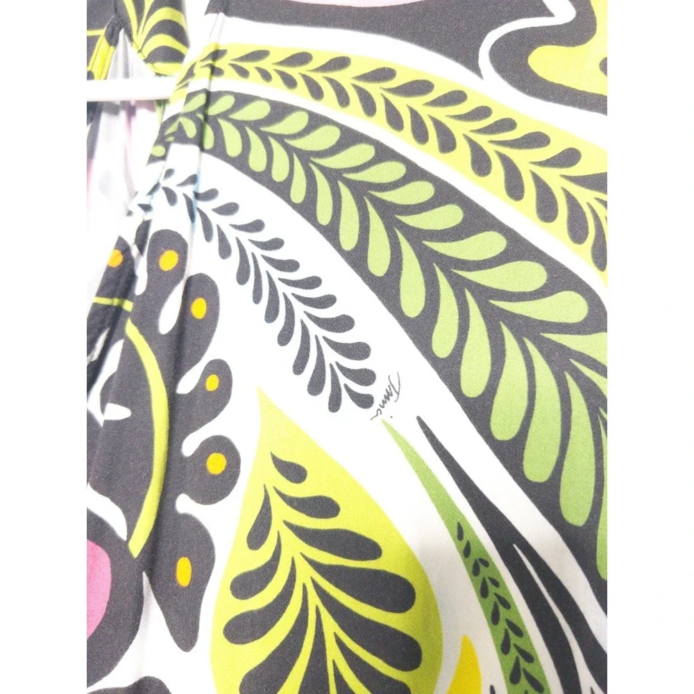 Trina Turk Caribbean Paisley Resort Cabana Halter Neck Maxi Dress Women L $358 - Picture 13 of 14